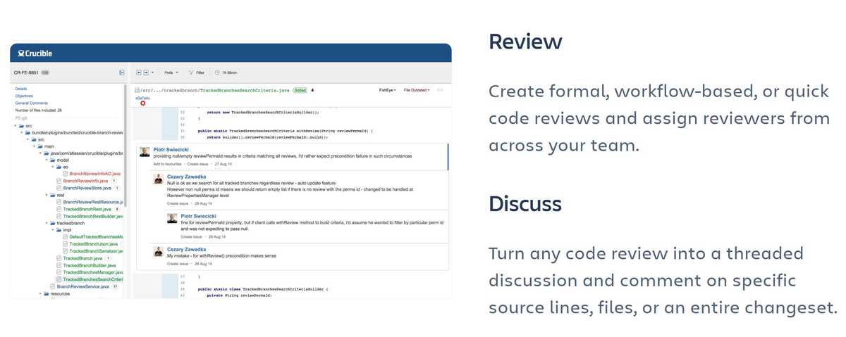 Crucible Code Review tool